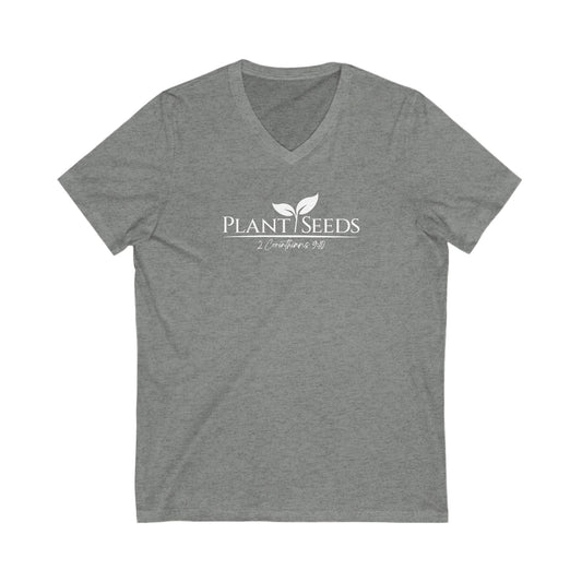 Plant Seeds Unisex V-Neck Tee