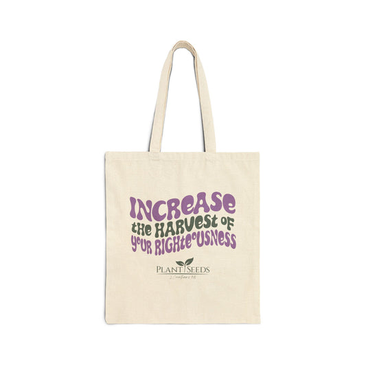 Cotton Canvas Tote Bag