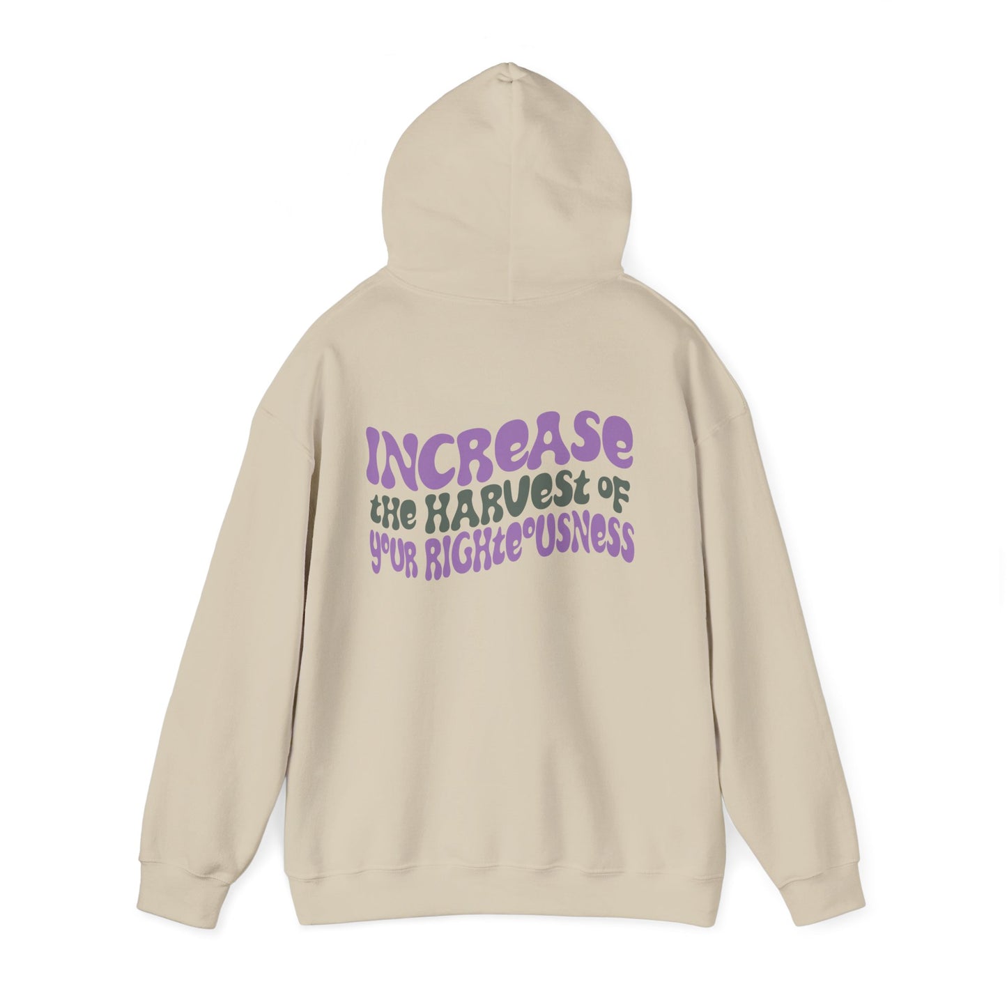Planting Seeds Inspirational Hoodie- Increase your righteousness
