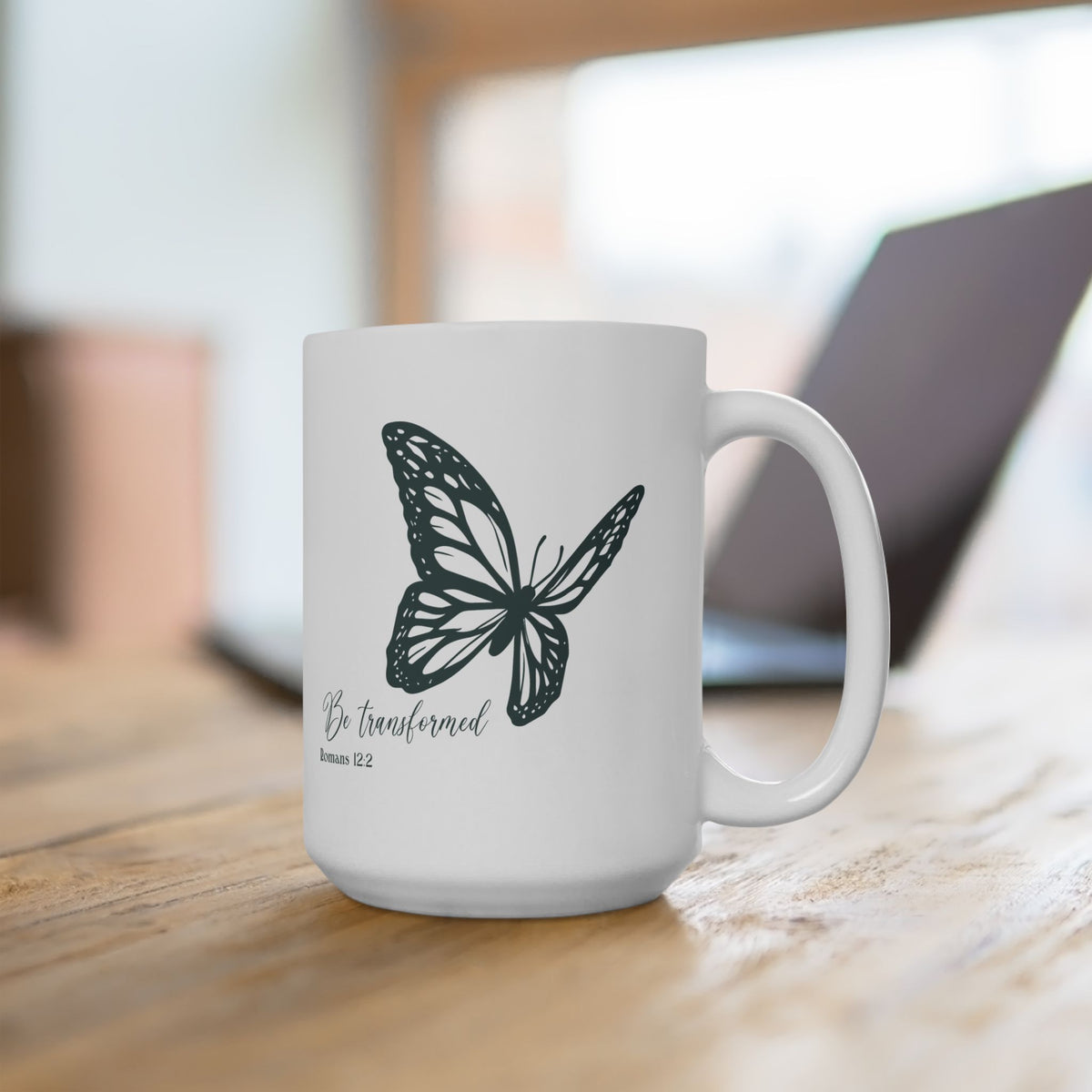 Women's Conference Butterfly Mug | White